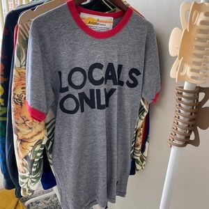 AVIATOR NATION locals only ringer tee !